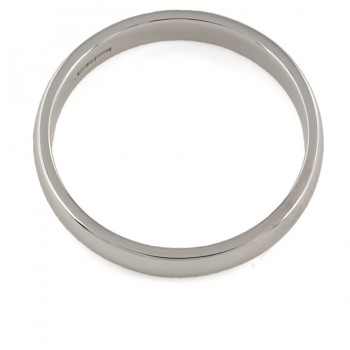 18ct White Gold 5g Wedding Ring Size V